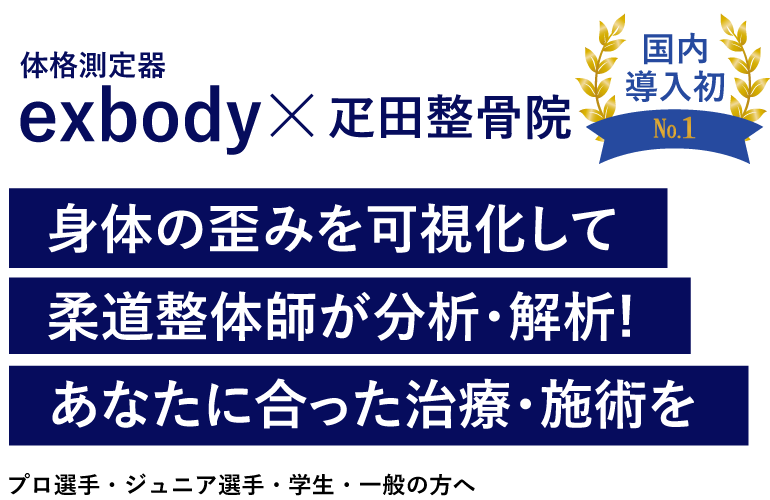 身体の歪みを可視化して柔道整体師が分析･解析!あなたに合った治療･施術を